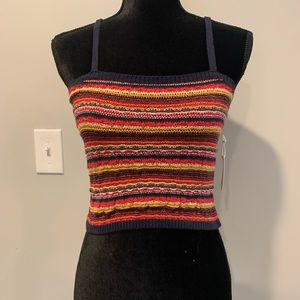 Forever 21 Knit Striped Tank Top